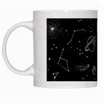 Cosmic Black Space Star White Mug