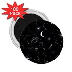 Cosmic Black Space Star 2.25  Magnets (100 pack) 