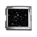 Cosmic Black Space Star Mega Link Italian Charm (18mm)