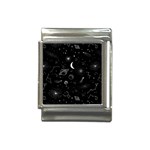 Cosmic Black Space Star Italian Charm (13mm)