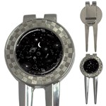 Cosmic Black Space Star 3-in-1 Golf Divots