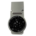 Cosmic Black Space Star Money Clips (Round) 