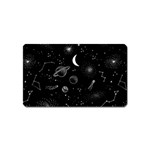 Cosmic Black Space Star Magnet (Name Card)