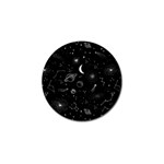 Cosmic Black Space Star Golf Ball Marker (4 pack)