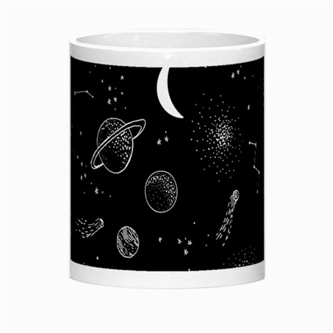 Cosmic Black Space Star Morph Mug from ArtsNow.com Center