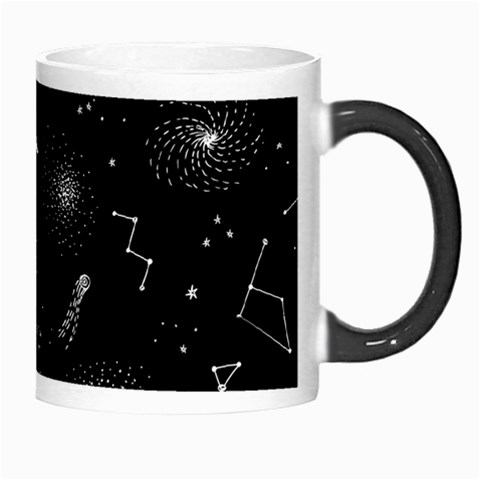 Cosmic Black Space Star Morph Mug from ArtsNow.com Right