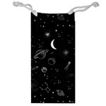 Cosmic Black Space Star Jewelry Bag