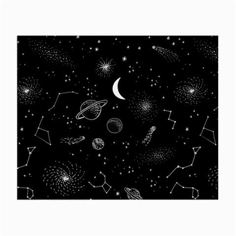 Cosmic Black Space Star Small Glasses Cloth (2 Sides) from ArtsNow.com Front