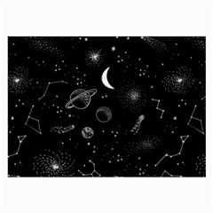 Cosmic Black Space Star Large Glasses Cloth (2 Sides) from ArtsNow.com Front