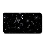 Cosmic Black Space Star Medium Bar Mat