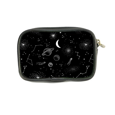 Cosmic Black Space Star Coin Purse from ArtsNow.com Back