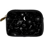 Cosmic Black Space Star Digital Camera Leather Case