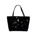 Cosmic Black Space Star Classic Shoulder Handbag