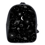 Cosmic Black Space Star School Bag (Large)