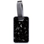 Cosmic Black Space Star Luggage Tag (two sides)