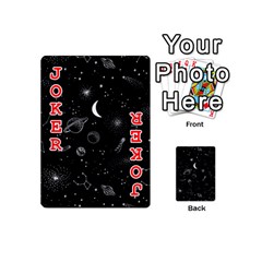 Cosmic Black Space Star Playing Cards 54 Designs (Mini) from ArtsNow.com Front - Joker2