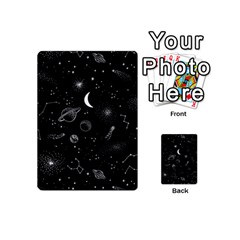 Cosmic Black Space Star Playing Cards 54 Designs (Mini) from ArtsNow.com Back