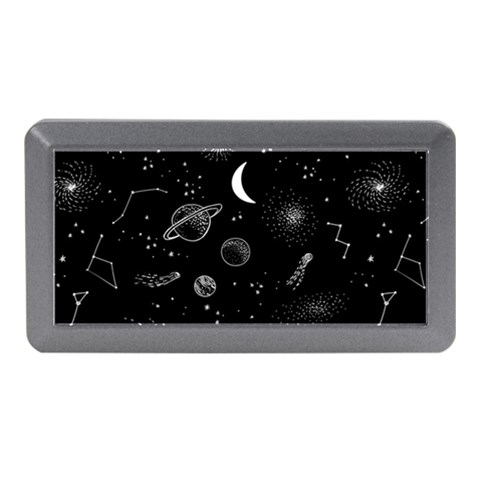 Cosmic Black Space Star Memory Card Reader (Mini) from ArtsNow.com Front