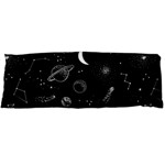 Cosmic Black Space Star One Side Body Pillow Cases