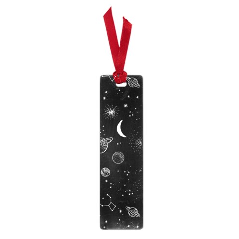 Cosmic Black Space Star Small Book Marks from ArtsNow.com Front