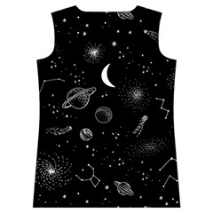 Cosmic Black Space Star Women s Basketball Tank Top from ArtsNow.com Back