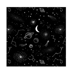 Cosmic Black Space Star Duvet Cover Double Side (Full/ Double Size) from ArtsNow.com Front