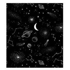 Cosmic Black Space Star Duvet Cover Double Side (King Size) from ArtsNow.com Front