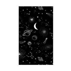 Cosmic Black Space Star Duvet Cover Double Side (Single Size) from ArtsNow.com Front