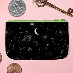 Cosmic Black Space Star Large Coin Purse from ArtsNow.com Back