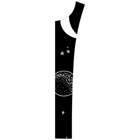 Cosmic Black Space Star Women s Button Up Vest from ArtsNow.com Button Placket Right