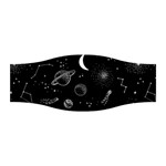 Cosmic Black Space Star Stretchable Headband