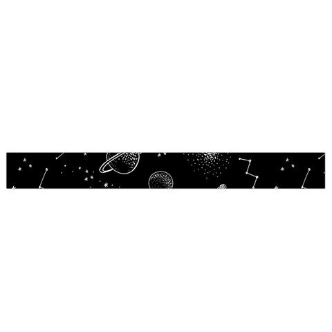 Cosmic Black Space Star Waist Pouch (Small) from ArtsNow.com Bottom