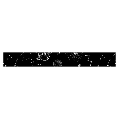 Cosmic Black Space Star Make Up Case (Small) from ArtsNow.com Zipper Tape Front