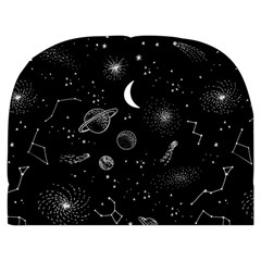 Cosmic Black Space Star Make Up Case (Medium) from ArtsNow.com Front