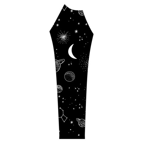 Cosmic Black Space Star Women s Long Sleeve Raglan T Sleeve Right