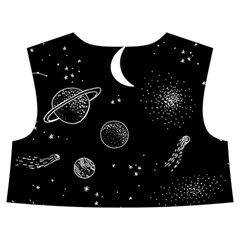 Cosmic Black Space Star Kids  Midi Sailor Dress from ArtsNow.com Back Top