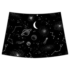 Cosmic Black Space Star Kids  Midi Sailor Dress from ArtsNow.com Front Skirt