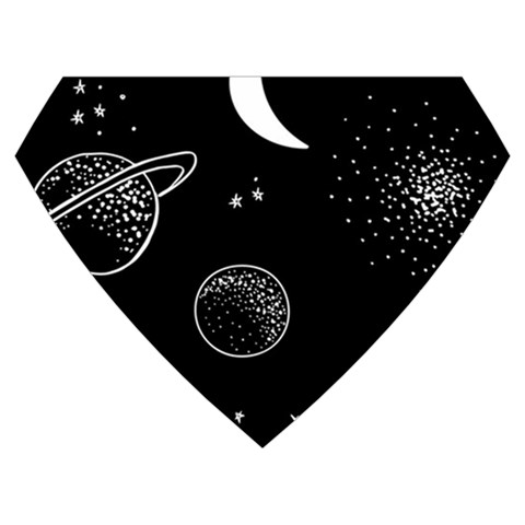 Cosmic Black Space Star Kids  Midi Sailor Dress from ArtsNow.com Necktie Sticker