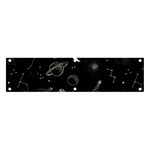 Cosmic Black Space Star Banner and Sign 4  x 1 