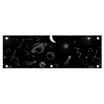 Cosmic Black Space Star Banner and Sign 6  x 2 