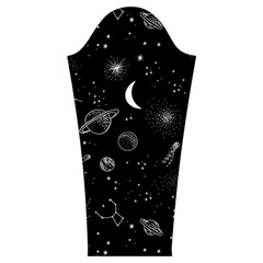 Cosmic Black Space Star Women s Cut Out Long Sleeve T Sleeve Right