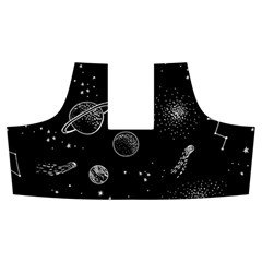 Cosmic Black Space Star Men s Side Zip Front Pouch Ski And Snowboard Bib Pants	 from ArtsNow.com Front