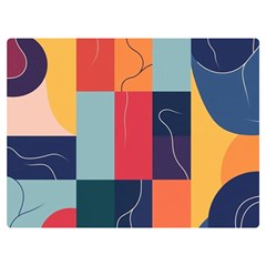 Minimalist Pattern With Simple Lines And Shapes, Creating A Clean And Modern Aesthe Two Sides Premium Plush Fleece Blanket (Baby Size) from ArtsNow.com 40 x30  Blanket Front