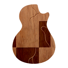 Minimalist Pattern With Simple Lines And Shapes, Creating A Clean And Modern Aesthe Guitar Shape Wood Guitar Pick Holder Case And Picks Set from ArtsNow.com Front