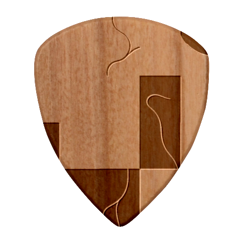 Minimalist Pattern With Simple Lines And Shapes, Creating A Clean And Modern Aesthe Guitar Shape Wood Guitar Pick Holder Case And Picks Set from ArtsNow.com Pick