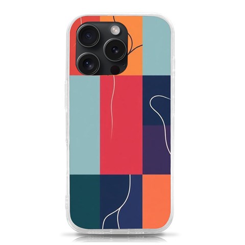 Minimalist Pattern With Simple Lines And Shapes, Creating A Clean And Modern Aesthe iPhone 15 Pro TPU UV Print Case from ArtsNow.com Front