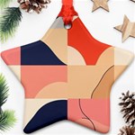 Minimalist Pattern With Simple Lines And Shapes, Creating A Clean And Modern Aesthe Ornament (Star)