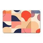 Minimalist Pattern With Simple Lines And Shapes, Creating A Clean And Modern Aesthe Magnet (Rectangular)