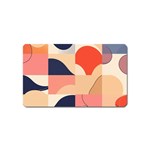 Minimalist Pattern With Simple Lines And Shapes, Creating A Clean And Modern Aesthe Magnet (Name Card)