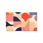 Minimalist Pattern With Simple Lines And Shapes, Creating A Clean And Modern Aesthe Sticker Rectangular (10 pack)